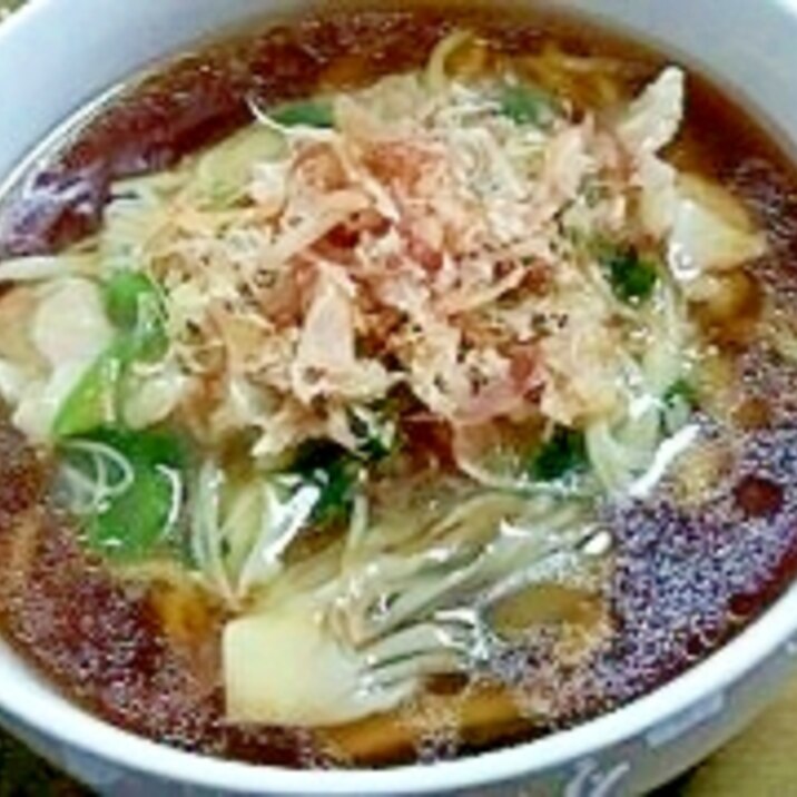 和風あんかけラーメン♪野菜たっぷりです